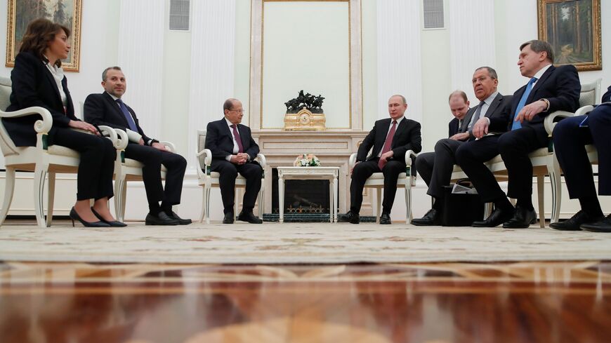 Putin and Aoun 