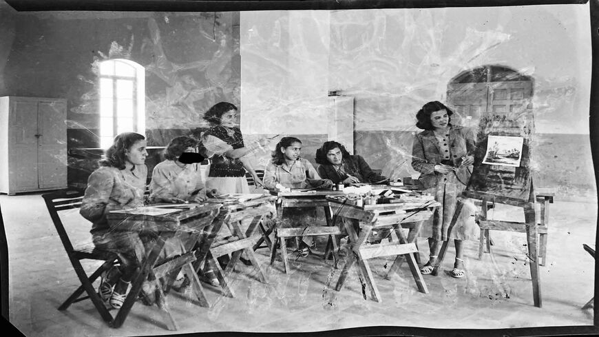 A group of women, Gaza Strip.