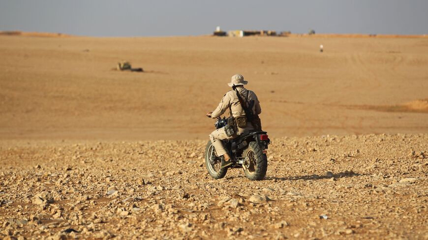 PMU motorcyclist at Qaim 