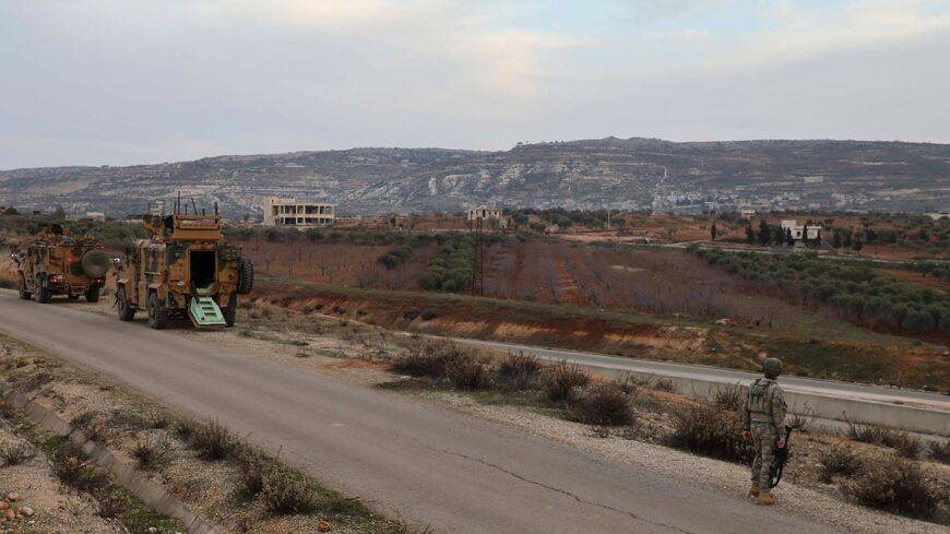 Turkish vehicles in Idlib 