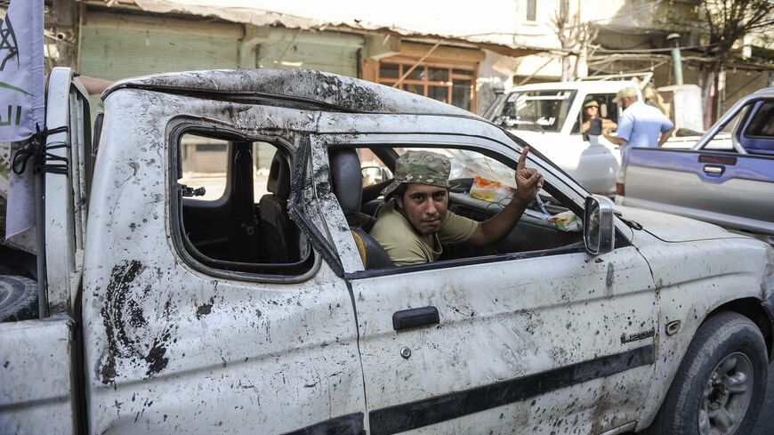 FSA patrol in Jarablus