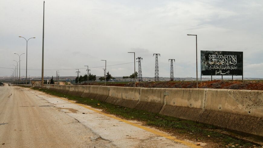 Al-Nusra Front billboard near Aleppo