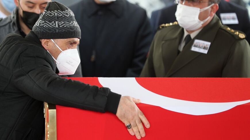 Funeral for Turkish soldier