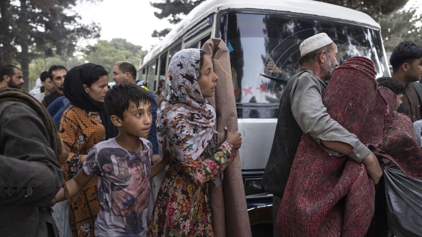 Displaced Afghans in Kabul