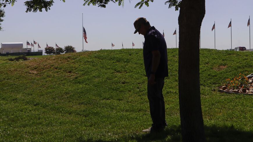 flag at half staff 