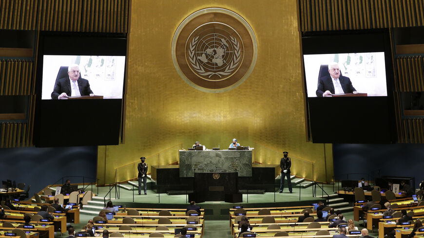 Mahmoud Abbas addresses UNGA