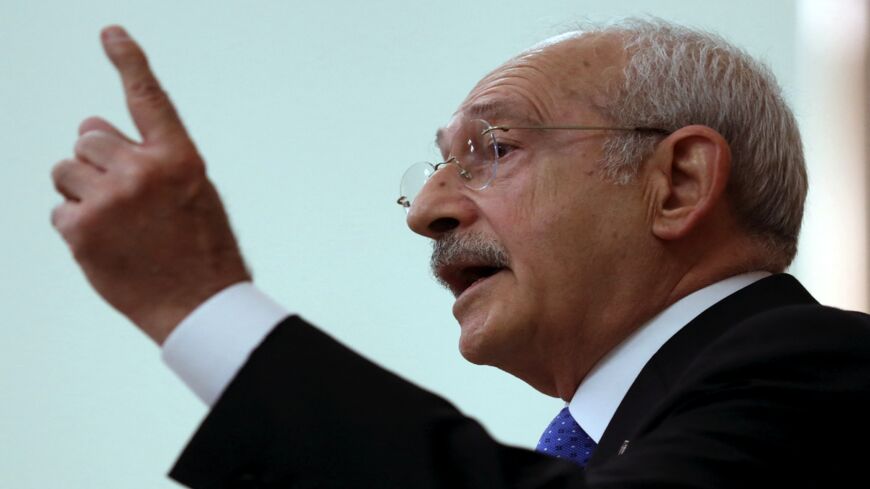 Leader of the Republican People's Party (CHP) Kemal Kilicdaroglu.