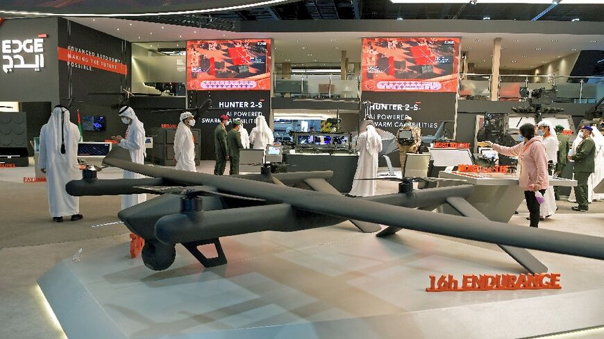 EDGE drones were on display at the UMEX exhibition in Abu Dhabi