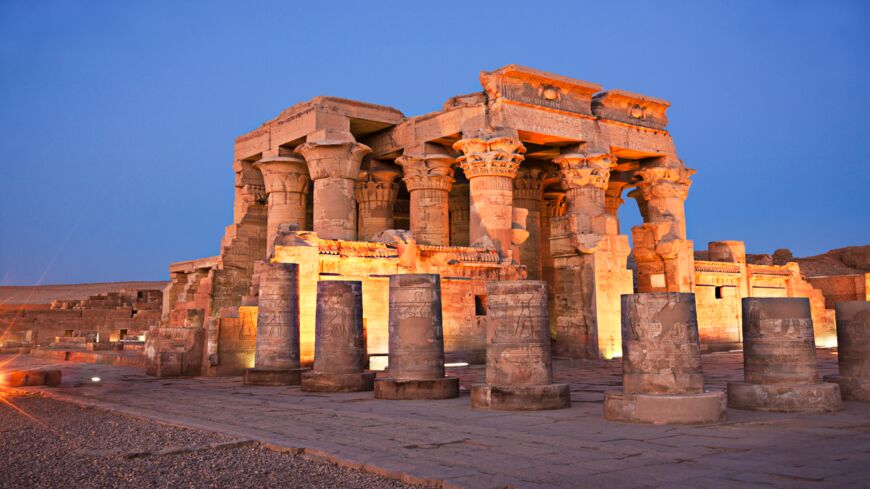 Temple of Kom Ombo, Aswan, Egypt.