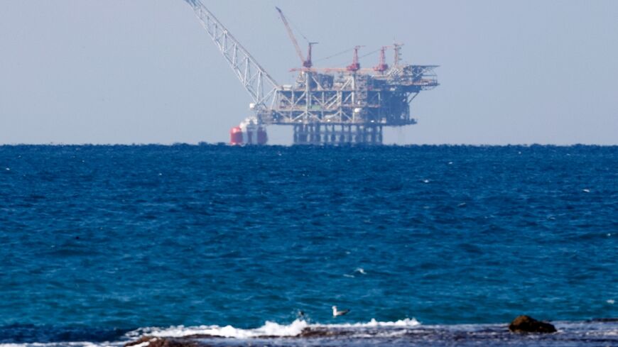 A platform on the Leviathan natural gas field, one of Israel's two major offshore fields, some of whose output is sold to Egypt and Jordan