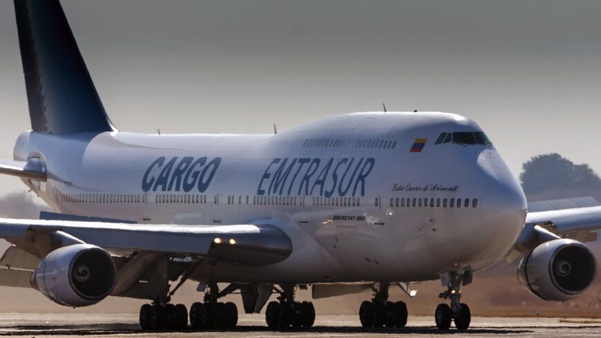 The Boeing 747 at Cordoba airport in Argentina 