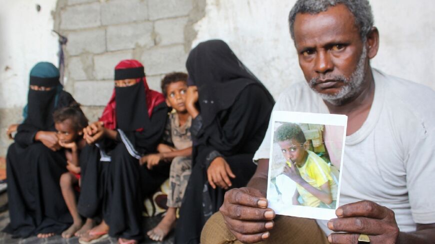 Ahmed al-Marouai's son Mourad was torn to pieces by a landmine on a beach in Yemen