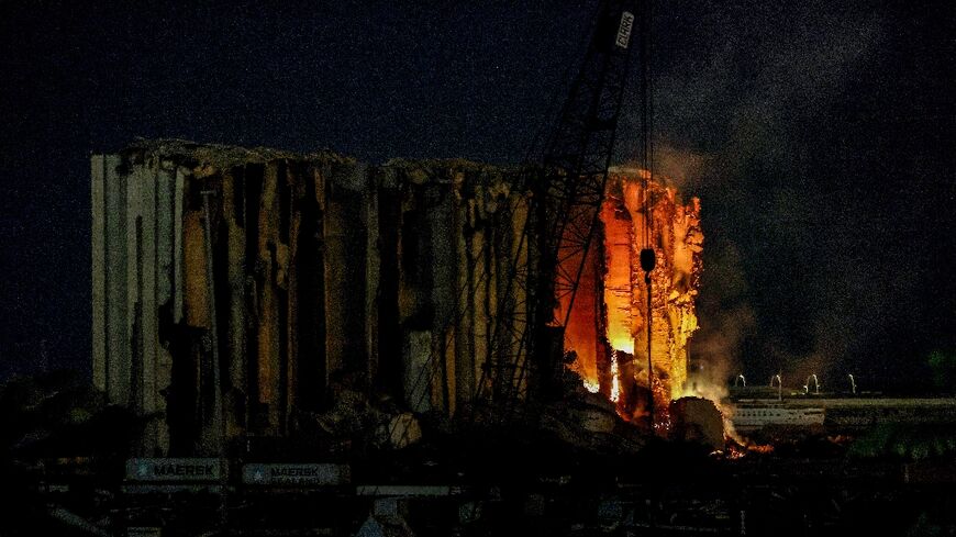 Fermenting grain, along with rising Summer temperatures, have caused fires inside silos at Beirut port, which was severely damaged by a deadly August 2020 explosion