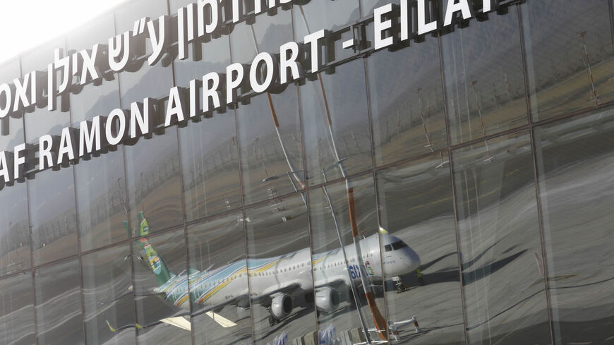 A partial view of the new international Ramon Airport, north of Eilat, Israel, Jan. 21, 2019.