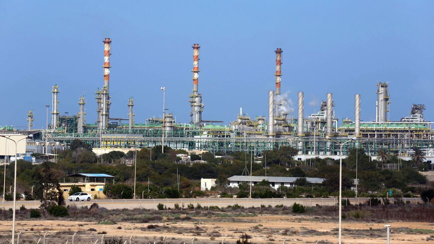 A general view taken on January 6, 2015, shows the Mellitah Oil and Gas terminal on the outskirts of Zwara in western Libya. 