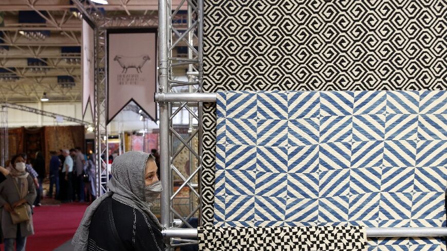 Geometric shapes have started to appear on Iranian carpets as part of a redesign and resizing in response to changing tastes, and fallen exports