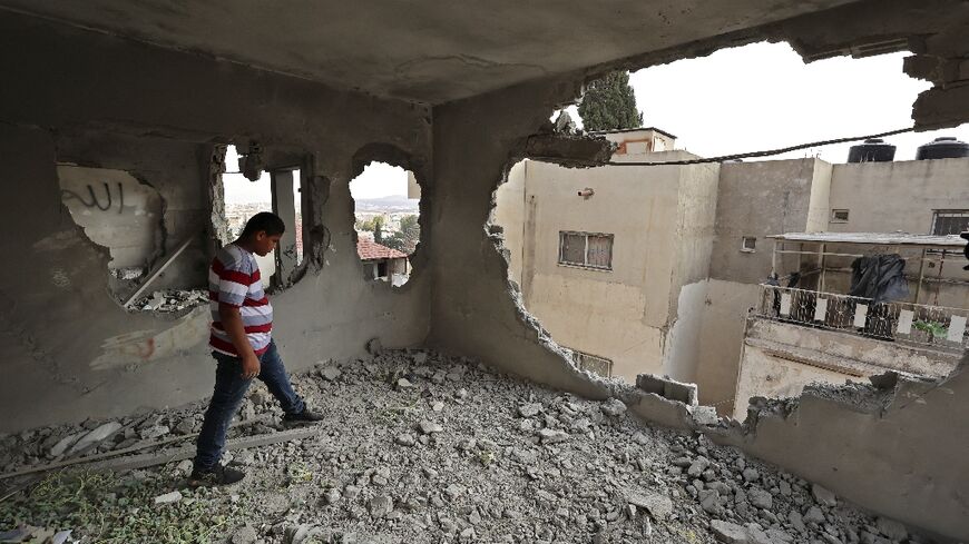 Palestinians find nothing left after Israeli troops demolished the West Bank home of Raad Hazem, the shooter in a deadly April attack on Tel Aviv's Dizengoff Street nightlife district who was killed after a massive manhunt