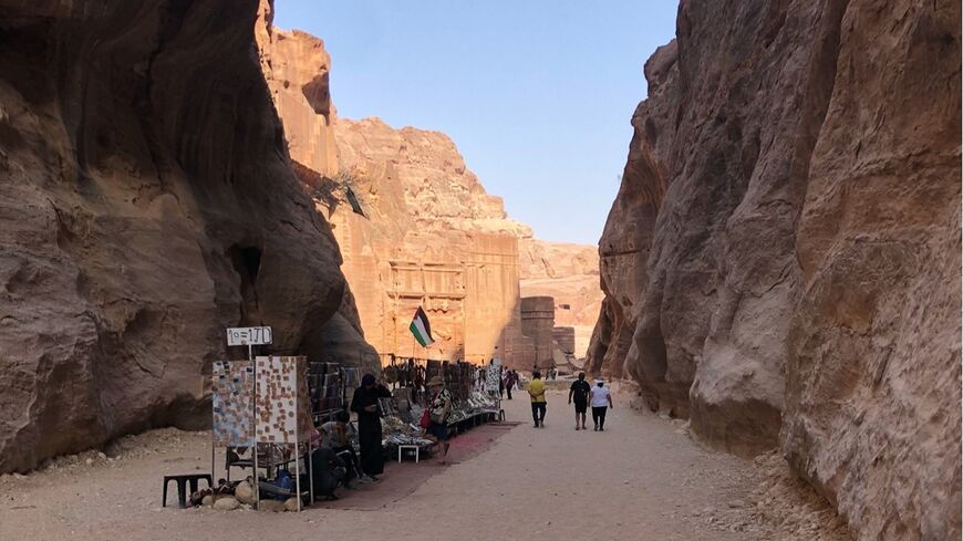 Souvenir stand in Petra, Jordan.