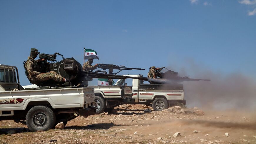 Fighters from the Third Legion of the Turkish-backed Free Syrian Army.