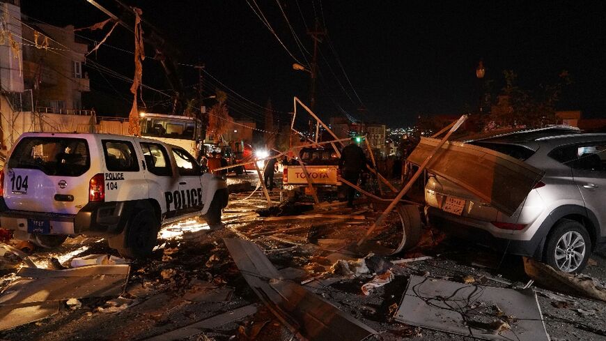 A gas leak caused an explosion at a building housing a bakery and student accommodation on Monday night in the Iraqi city of Dohuk 