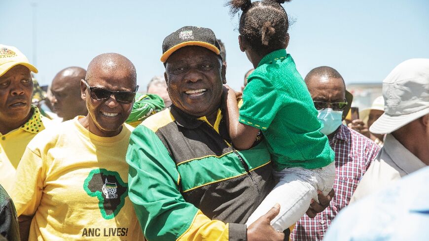 President Cyril Ramaphosa campaigned in Cape Town at the weekend