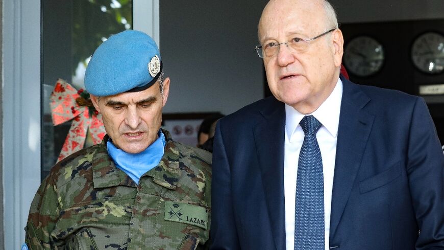 Lebanon's Najib Mikati visited the UNIFIL headquarters and vowed 'punishment' for the perpetrators of the attack