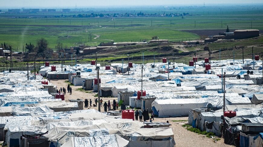 The two Spanish women and their children were expatriated from Roj detention camp in  Kurdish-controlled north-eastern Syria