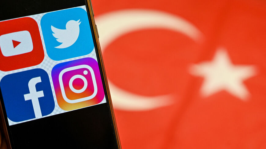 In this picture taken on September 30, 2020 shows logos of social networking websites displayed on a mobile phone's screen in Istanbul. - Turkey on Wednesday restricted Twitter in the aftermath of the deadly earthquake. (Photo by OZAN KOSE/AFP via Getty Images)