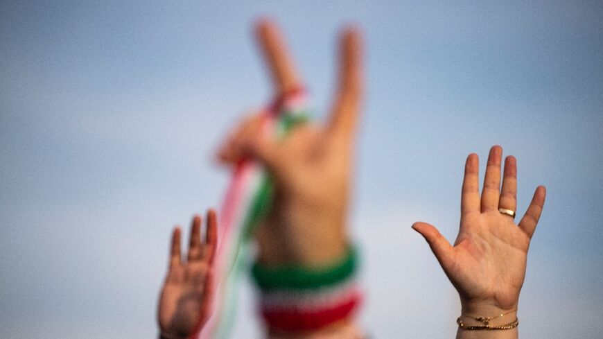 Activists demonstrated in Washington in February to protest the Iranian government