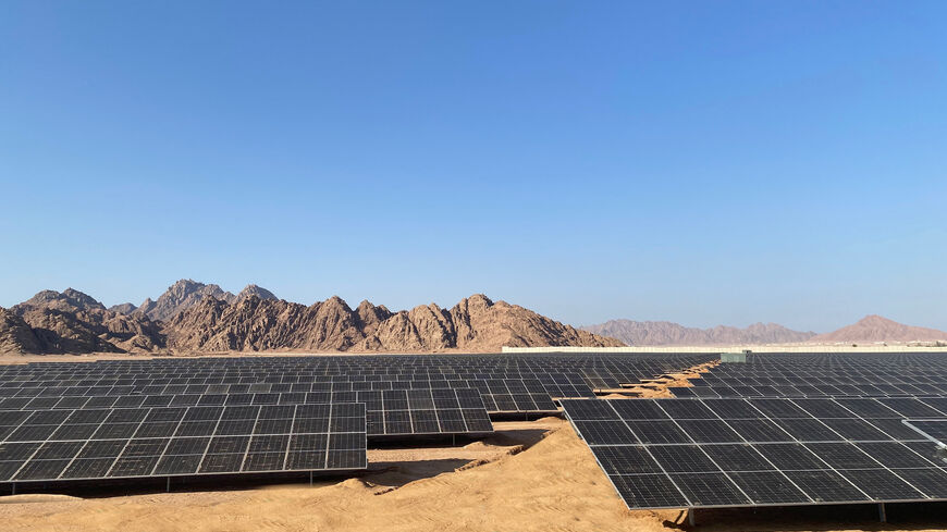 An undated image of an Infinity Power COP27 solar plant.