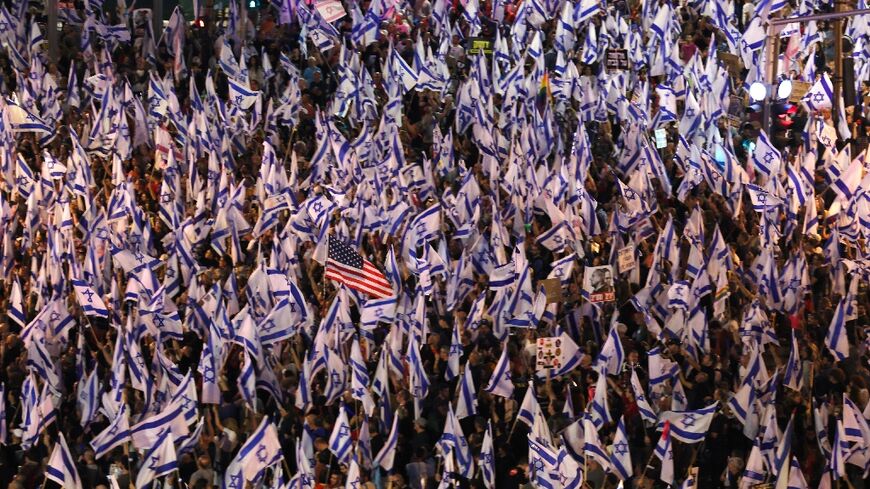 Opponents of the government's controversial judicial reforms pack the heart of Tel Aviv for a 20th week of protests