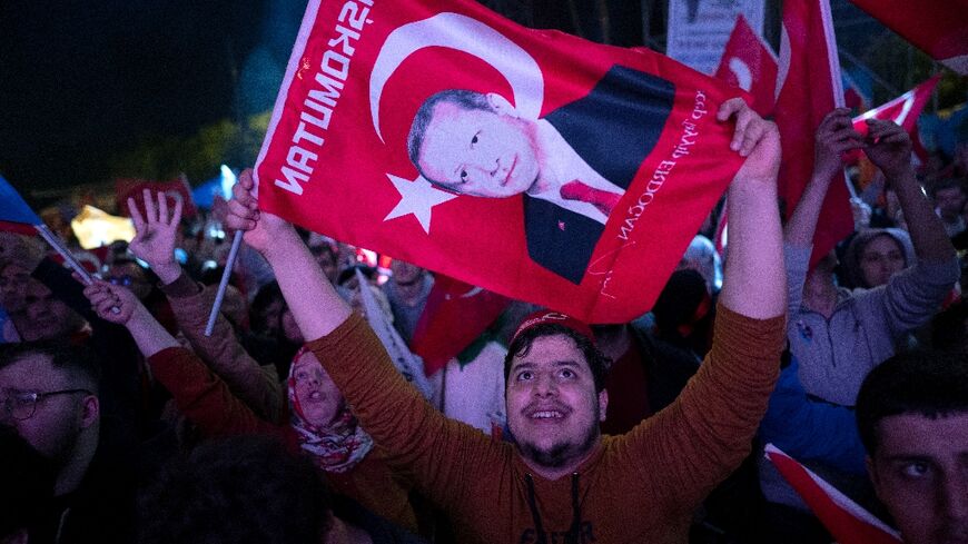 Erdogan's elated supporters hailed their leader