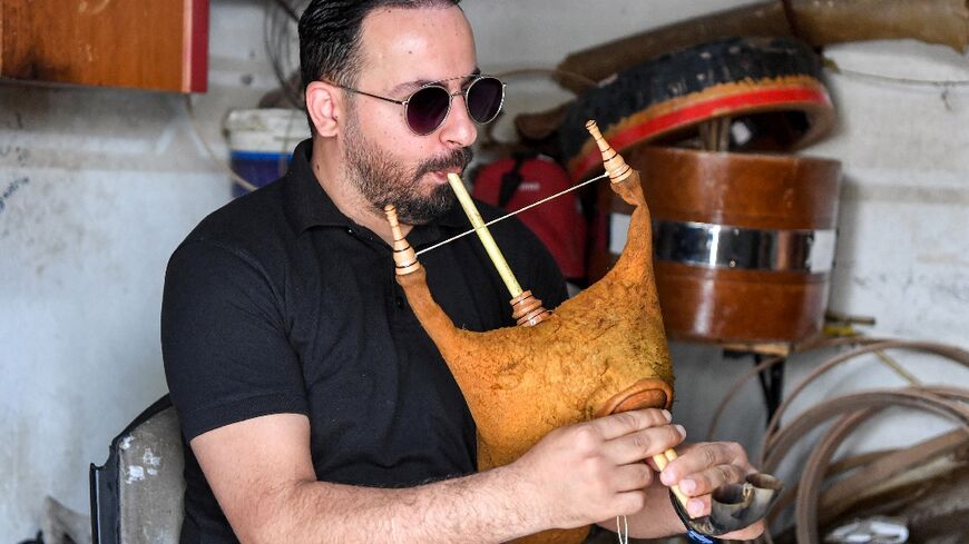 Tunisian musician Montassar Jebali, 32, says the mizwad is 'gaining ground' and will have its international breakthrough