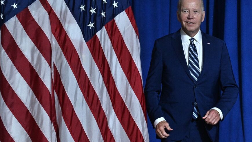 US President Joe Biden speaks in Salt Lake City, Utah on August 10, 2023