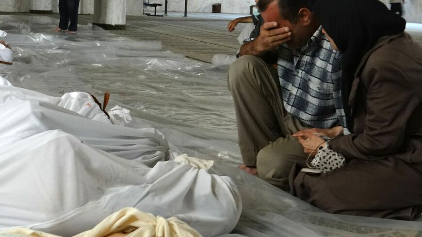 About 1,400 people died in the 2013 Syrian regime's chemical attack on Eastern Ghouta and Moadamiyet al-Sham