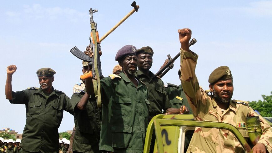 Sudanese troops mark Armed Forces Day in the eastern Gadaref state