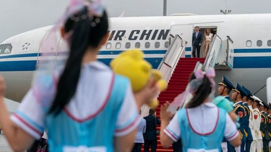 From the official reception for President Bashar al-Assad and Mrs. Asma in Hangzhou International Airport on September 21, 2023