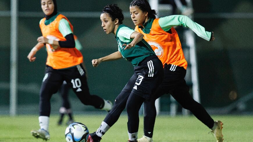 Saudi women weren't allowed to attend football matches until January 2018, let alone play at the professional level