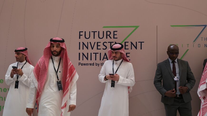 The annual Future Investment Initiative conference has typically served as a chance for Saudi Arabia to showcase its economic reforms but this year several high-profile speakers have addressed the regional turmoil triggered by the Israel-Hamas war