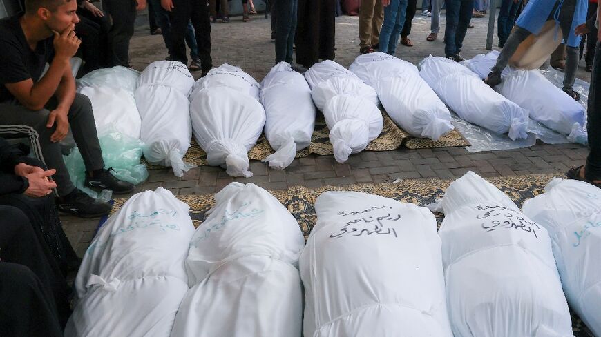 Gaza hospital morgues are overflowing as bodies are brought in more quickly than they can be claimed