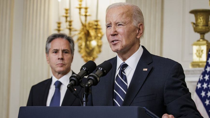 President Joe Biden speaks on the terrorist attacks in Israel.