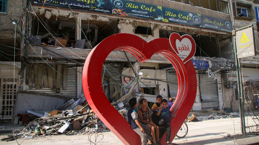 Palestinian emergency services and local citizens search for victims in buildings destroyed during Israeli air raids in the southern Gaza Strip on October 22, 2023 in Khan Yunis, Gaza. Gazans are evacuating to the south as advised by the Israeli government, ahead of an expected Israeli ground offensive. Israel has sealed off Gaza, leaving the entire population without fuel, water or aid, and launched sustained retaliatory air strikes, which have killed more than 2,000 people and some 400,000 displaced, afte