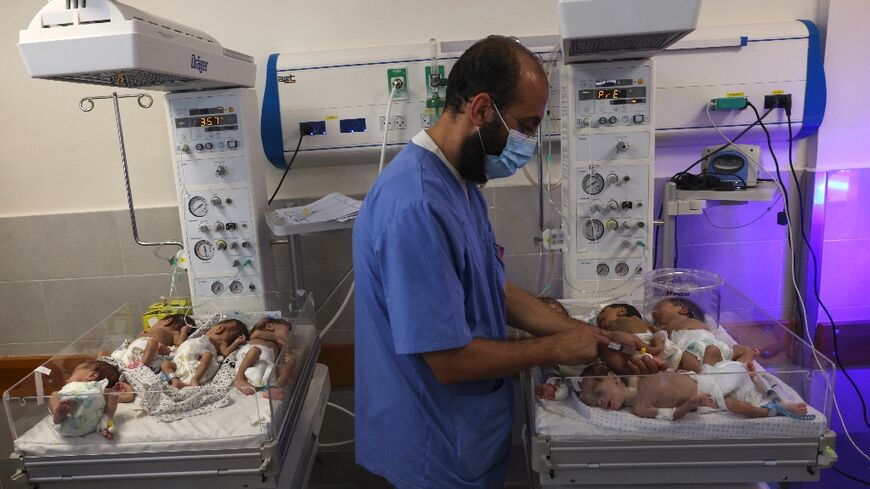 Thirty-one premature babies were evacuated from Gaza's biggest hospital