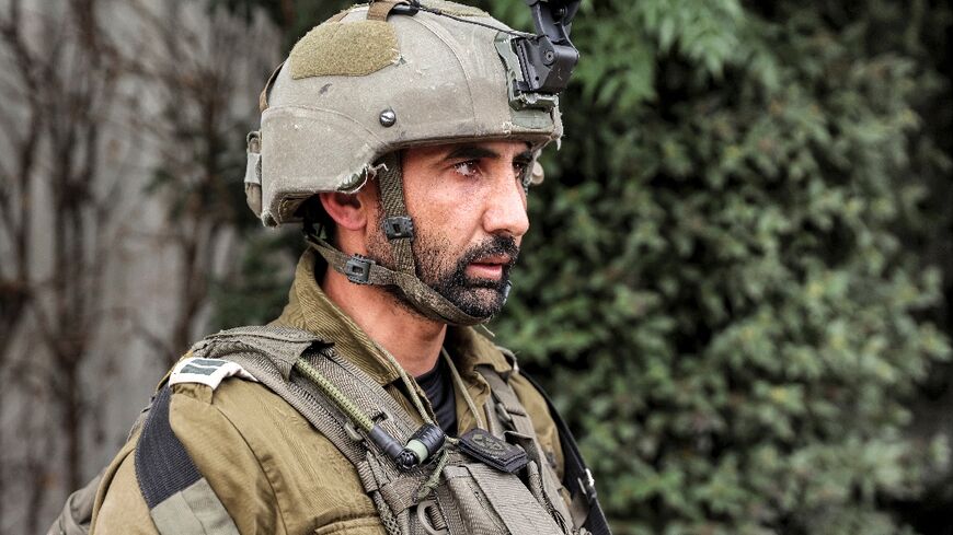 Druze officer Kamal Saad, 33, of the Israeli army's 299th Battalion