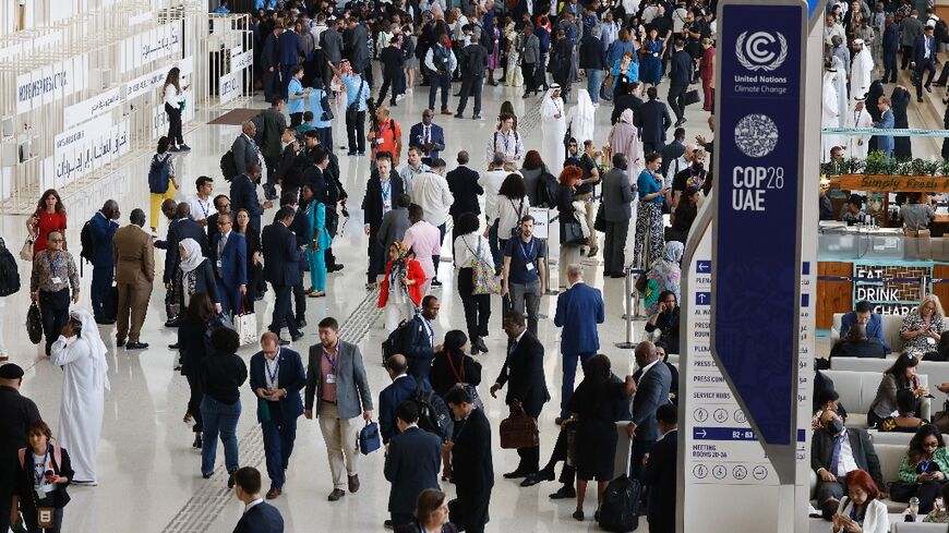 Delegates at the COP28 United Nations climate summit in Dubai 