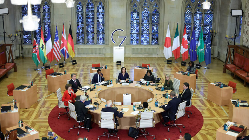 German Foreign Minister Annalena Baerbock, Ghana's Foreign Minister Shirley Ayorkor Botchwey, Canadian Foreign Minister Melanie Joly, Japanese Foreign Minister Yoshimasa Hayashi, British Secretary for Foreign Affairs James Cleverly, the Deputy Chairperson for the African Union Commission Monique Nsanzabaganwa, the High Representative of the European Union for Foreign Affairs and Security Policy Josep Borrell, French Foreign Minister Catherine Colonna, US Secretary of State Antony Blinken and Kenya's Foreign