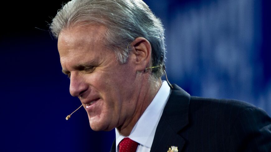 Israeli ambassador to the US Michael Oren arrives to address the American Israel Public Affairs Committee (AIPAC) annual policy conference in Washington on March 3, 2013. AFP PHOTO/Nicholas KAMM (Photo credit should read NICHOLAS KAMM/AFP via Getty Images)