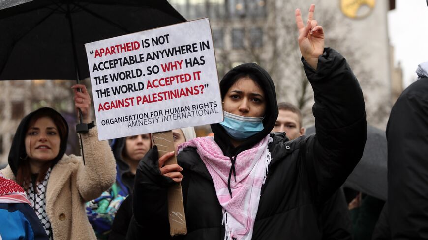 University students protesting.