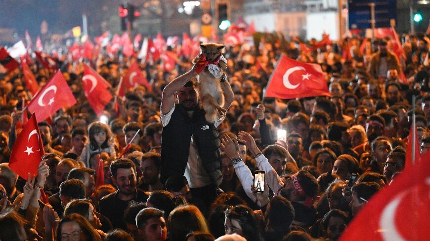 Tens of thousands turned out to celebrate in Istanbul