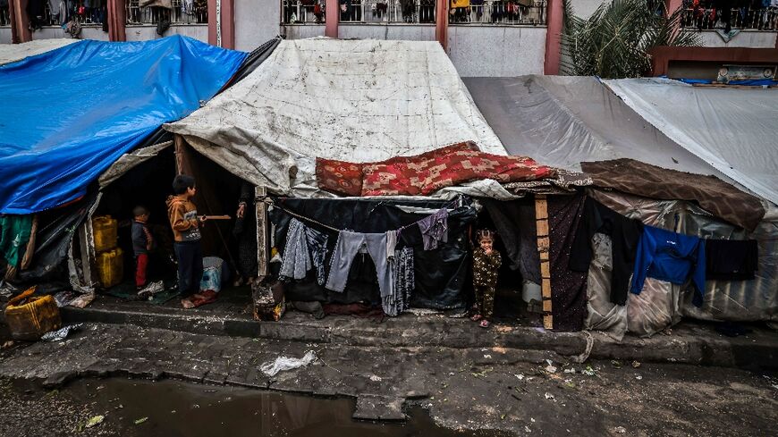 In Rafah, in southern Gaza, Palestinians displaced by Israel's offensive are forced to live in unsanitary conditions